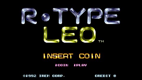 R-Type Leo Arcade Game, Irem 1992, play through