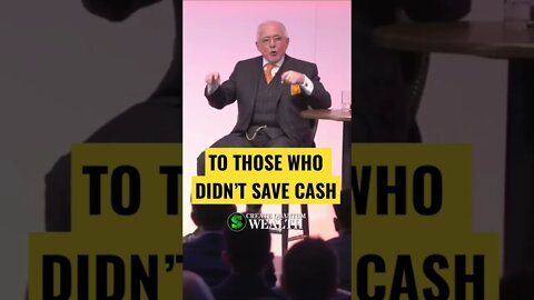 TO THOSE WHO DIDN’T SAVE CASH