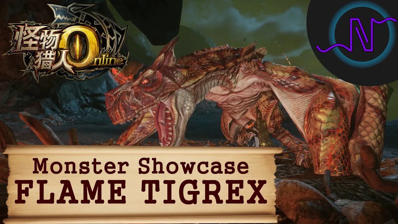 Flame Tigrex - Monster Showcase - Monster Hunter Online