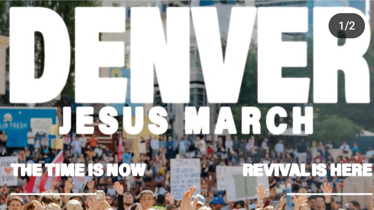 ✝️ JESUS MARCH ✝️ Denver, Colorado 📍#livestream #god #jesus #bible #love