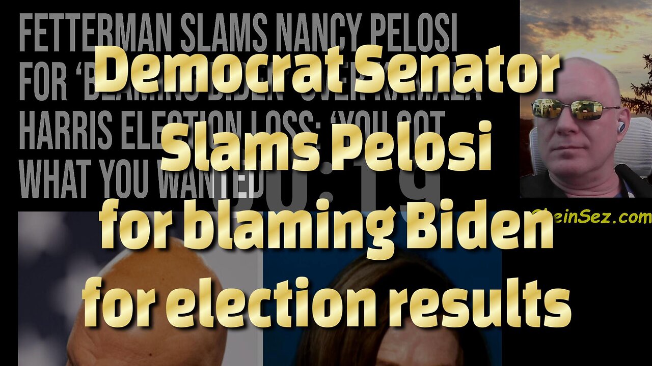 Democrat Senator Slams Pelosi for blaming Biden for election results-712