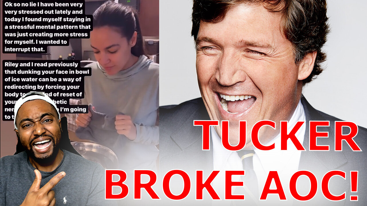 Tucker Carlson CLAPS BACK At AOC As She ICES UP For 'Stress' And 'Anxiety' After EPIC Meltdown