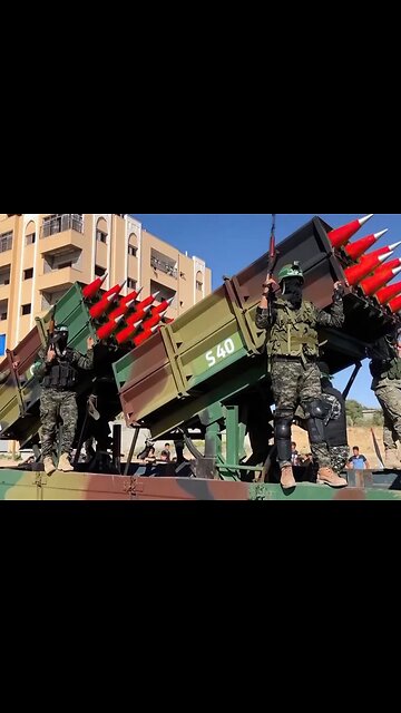 MLRS palestino🇵🇸 hacia territoris de Israel