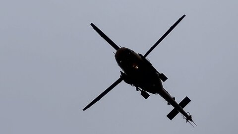 Helicopter joined the party