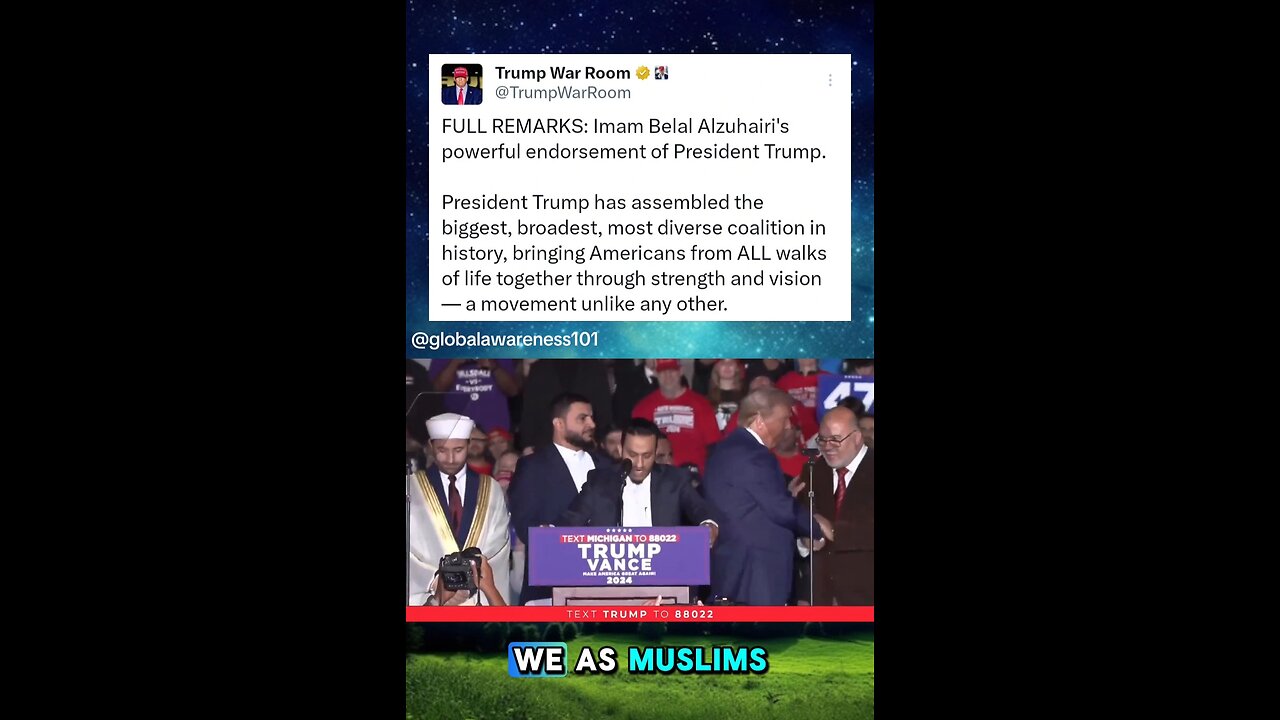 Detroit Muslim leader and Dearborn Muslim Mayor endorse Trump