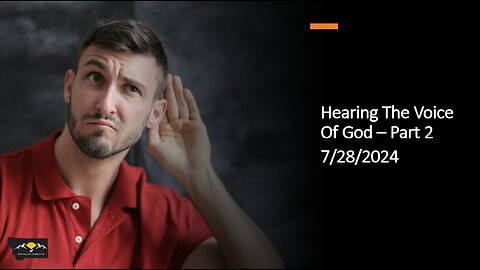 Pastor Metzger - Hearing The Voice Of God - Part 2