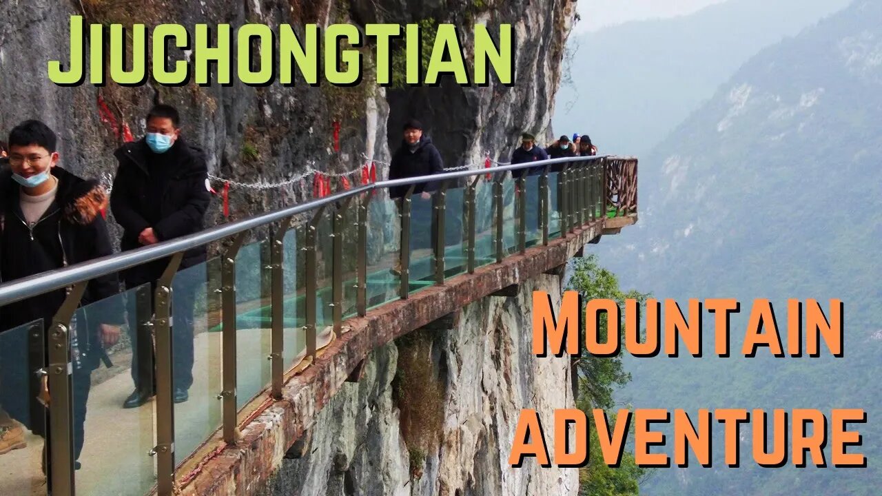 Mountain Adventures at Jiuchongtian Scenic Area in Fengdu Chongqing