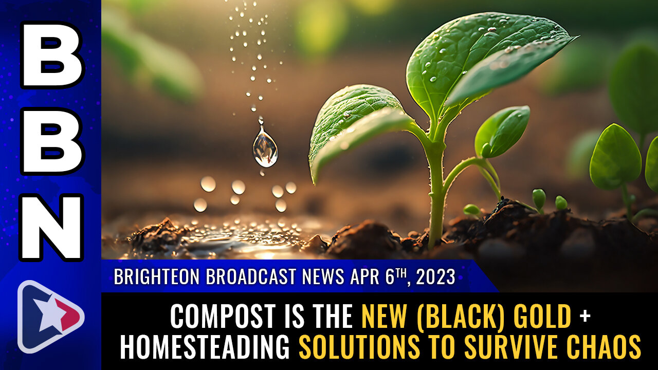 BBN, Apr 6, 2023 - COMPOST is the new (black) gold + Homesteading solutions to survive CHAOS