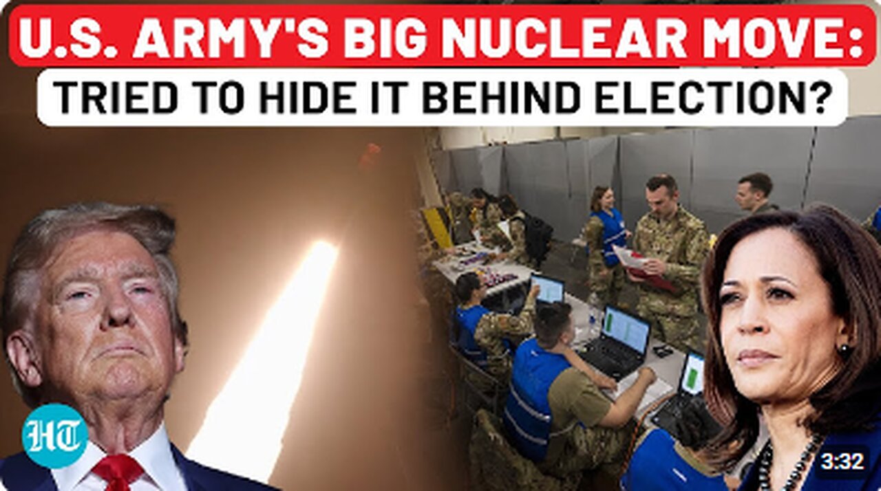 Exposed: US Military's Secretive Nuclear Missile Move On Election Day; Tried To Hide Launch? | Trump