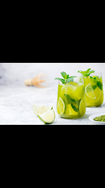 Sipping on Sunshine: Sparkling Matcha Rose Lemonade