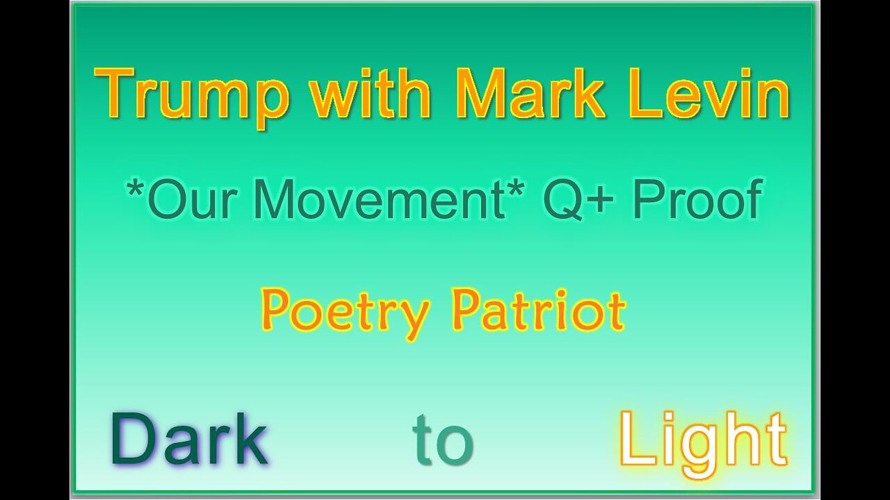 Trump Truths - Our Movement Q+ Proof