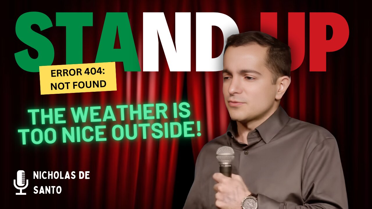 Why don't Italians have stand-up comedy?