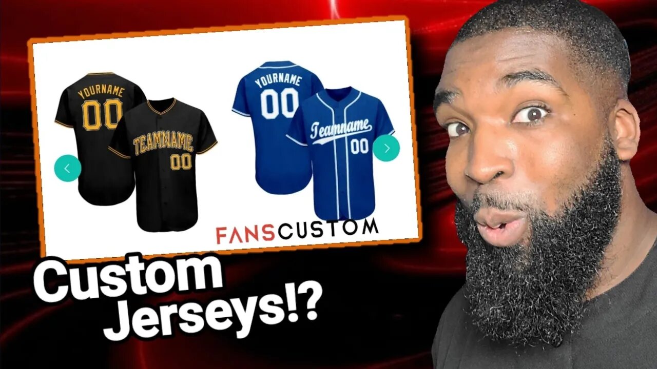 Custom Jerseys!? WHAAAT!!? | Check Out Fanscustom.com