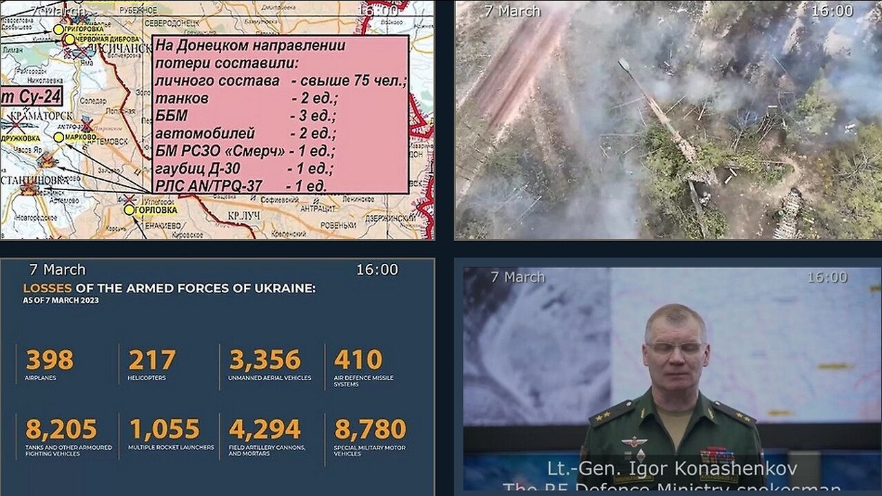 07.03.23 ⚡️Russian Defence Ministry report on the progress of denazification of Ukraine