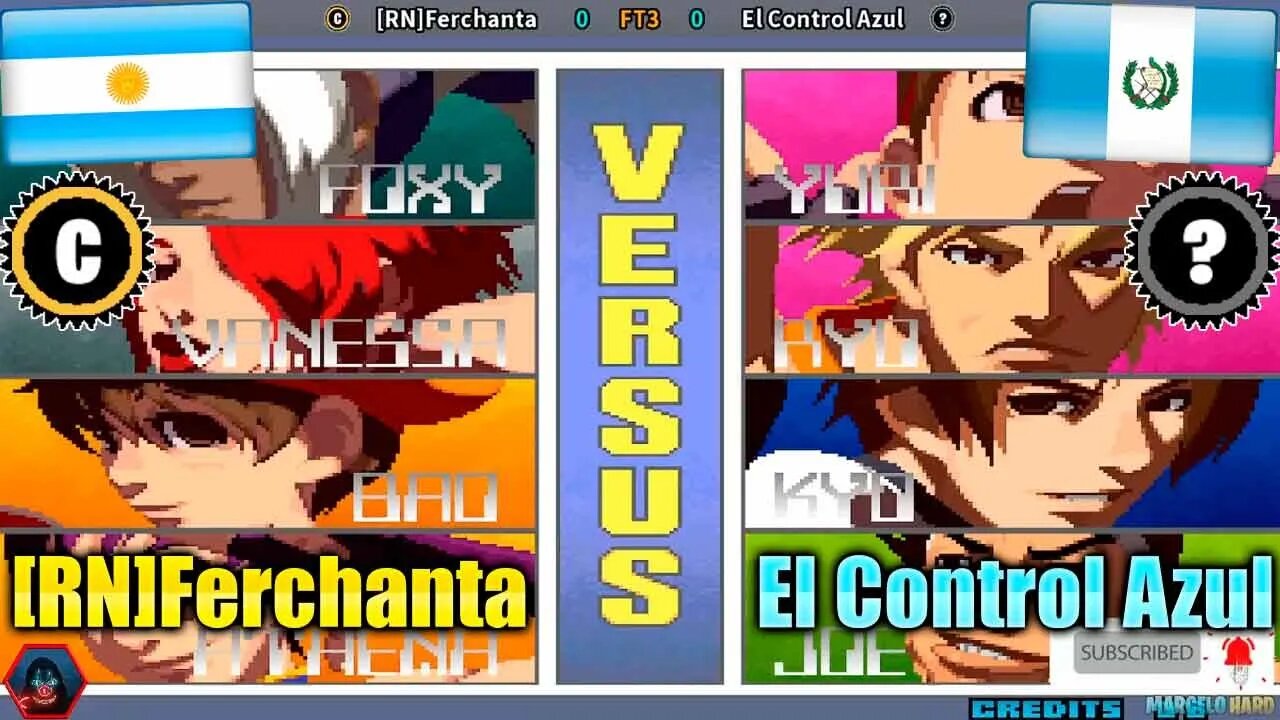 The King of Fighters 2001 ([RN]Ferchanta Vs. El Control Azul) [Argentina Vs. Guatemala]