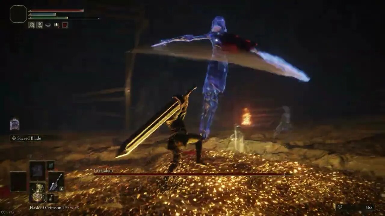 ELDEN RING Boss Fight - Crystalian
