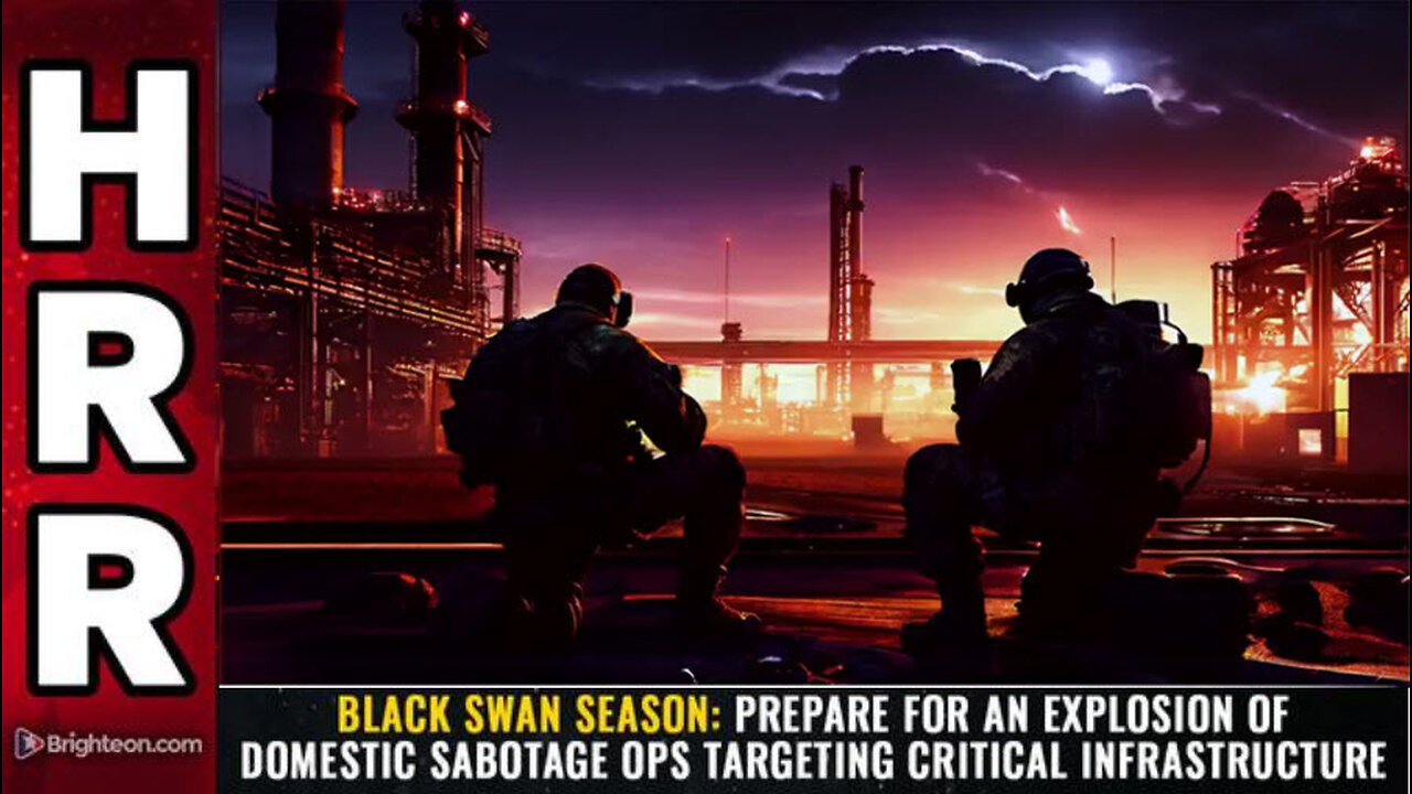 BLACK SWAN SEASON: Prepare for an explosion of domestic sabotage ops...