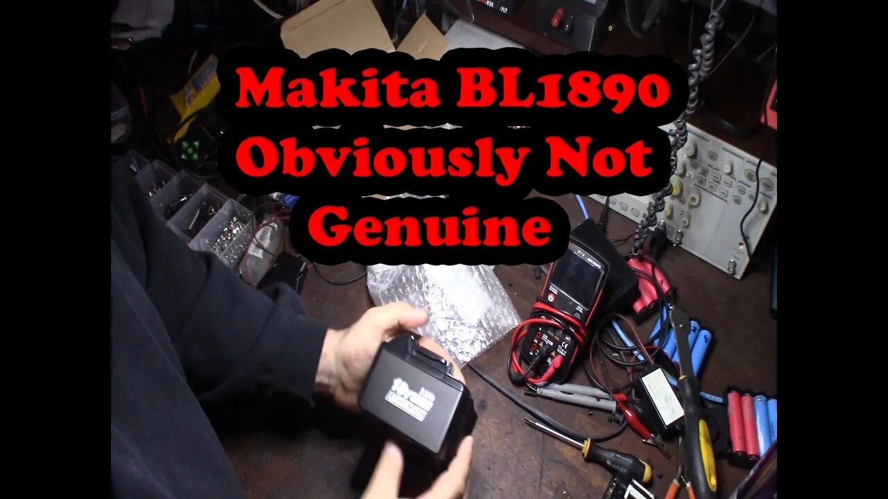 Makita BL1890 9.0AH Lithium ION Battery by Vanon Obviously not genuine OEM or BL1830 ????