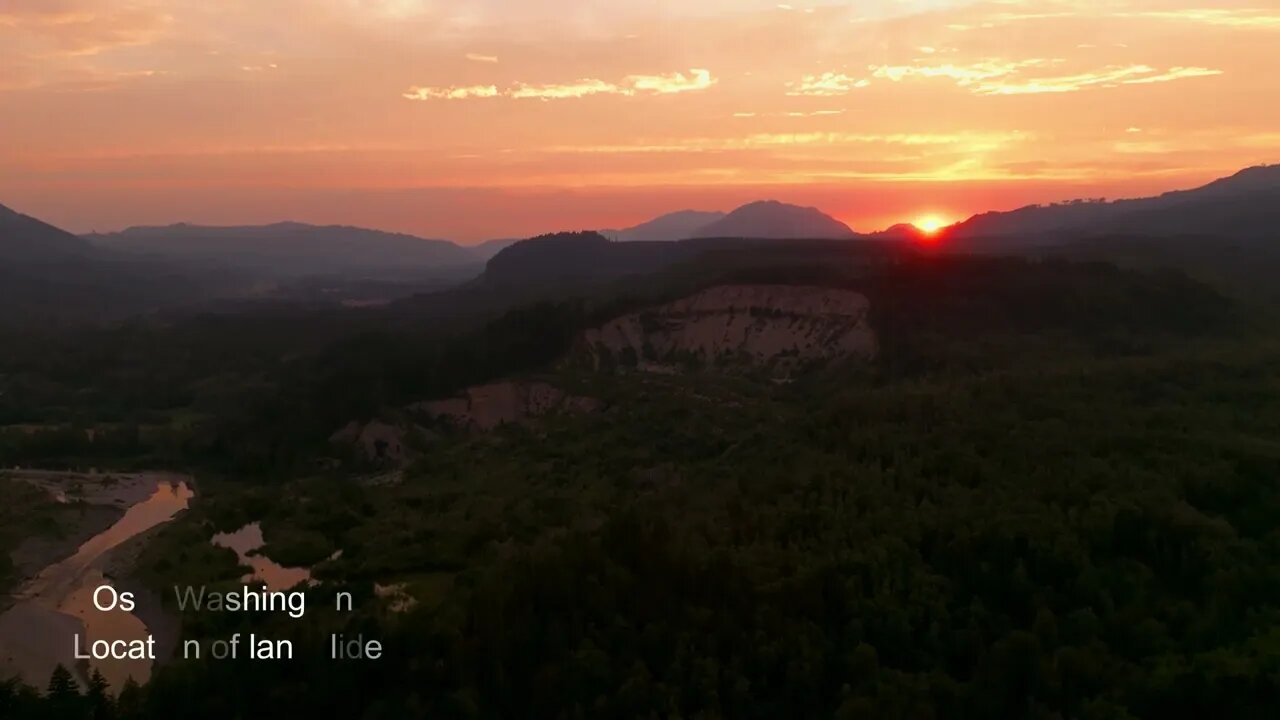 Sunset over the Stillaguamish River - Mavic 3