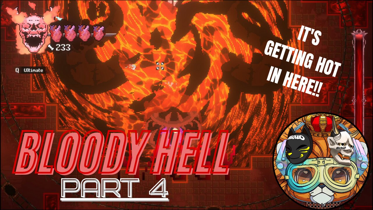 GOING FACE TO FACE AGAINST A GIGANTIC LAVA EYEBALL!! - BLOODY HELL PART 4 (FULL GAME)