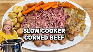 Slow Cooker CORNED BEEF BRISKET