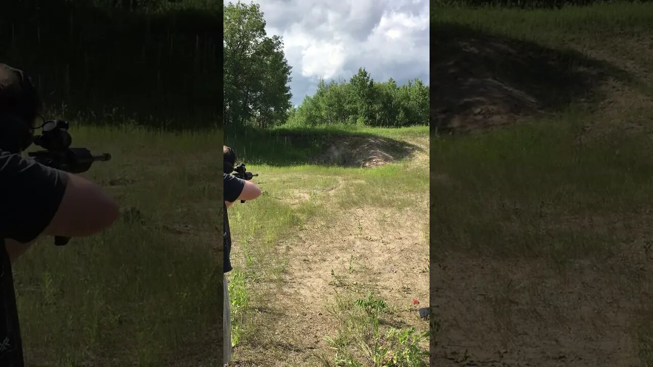 DPMS AR-15 .223 Tannerite Explosion