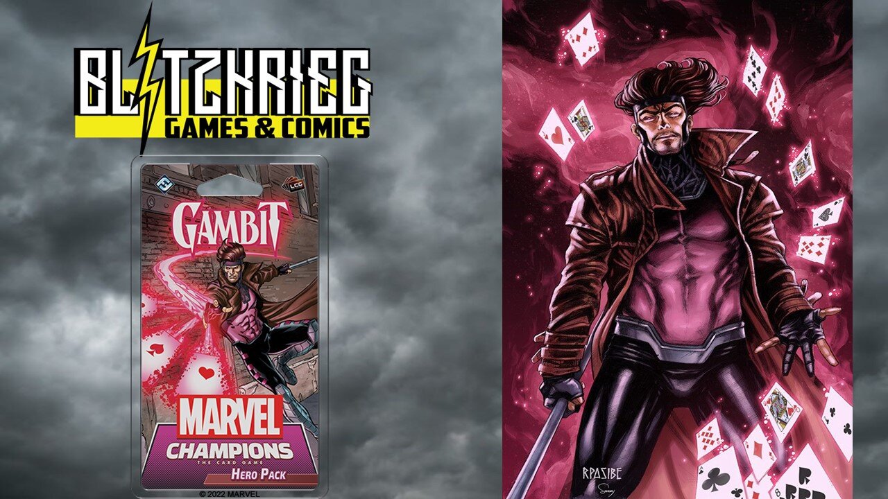 Gambit Hero Pack Marvel Champions Card Game Expansion Unboxing