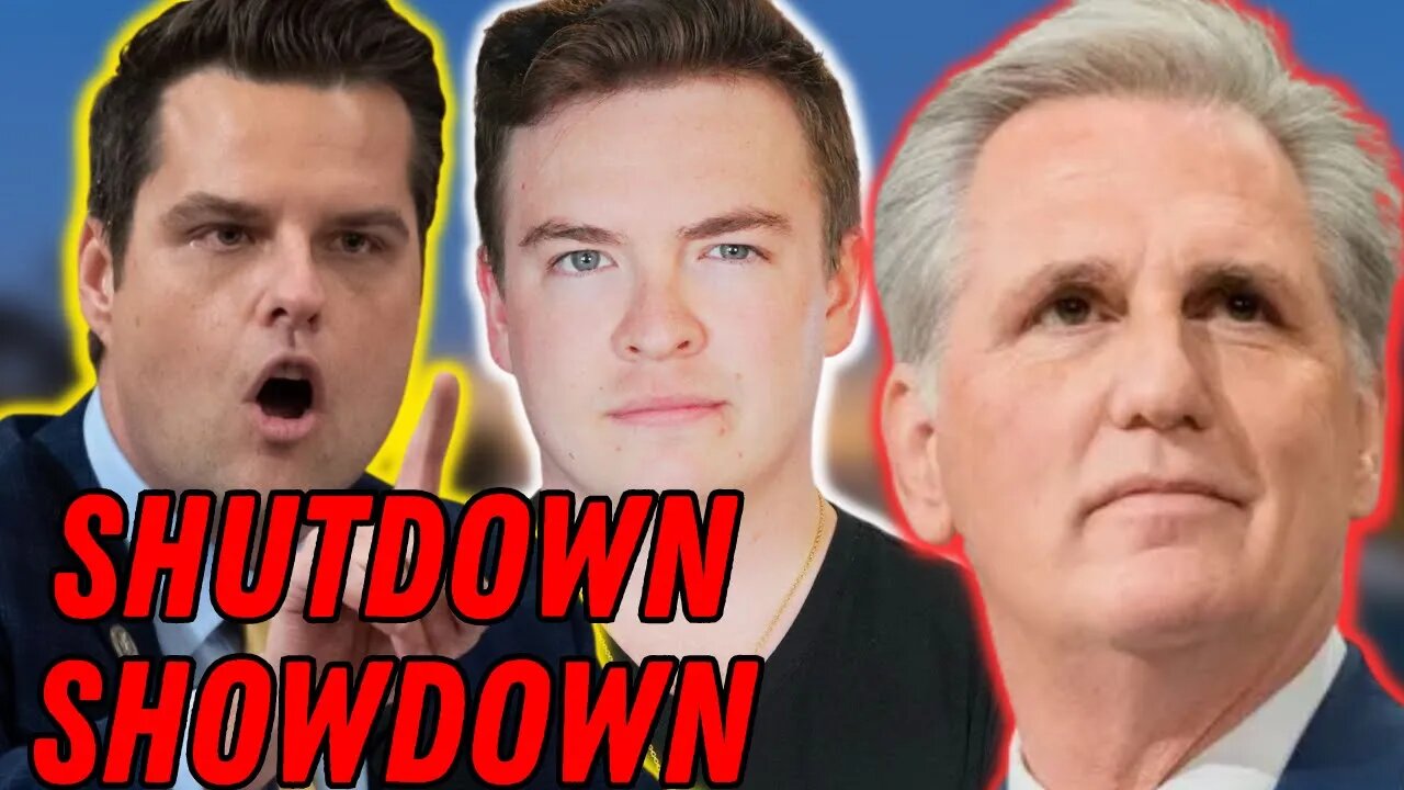 SHUTDOWN SHOWDOWN: McCarthy and Gaetz Feud, Fire Alarm Pulled, and MORE!