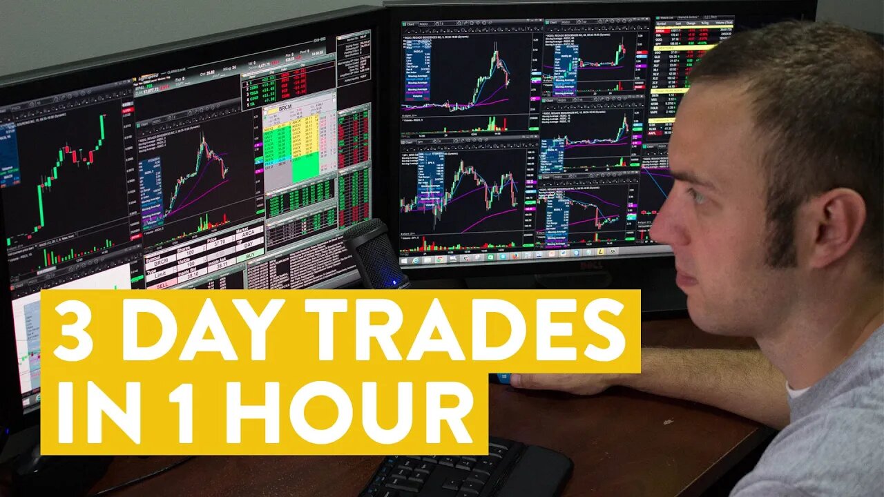 [LIVE] Day Trading | 3 Day Trades in 1 Hour