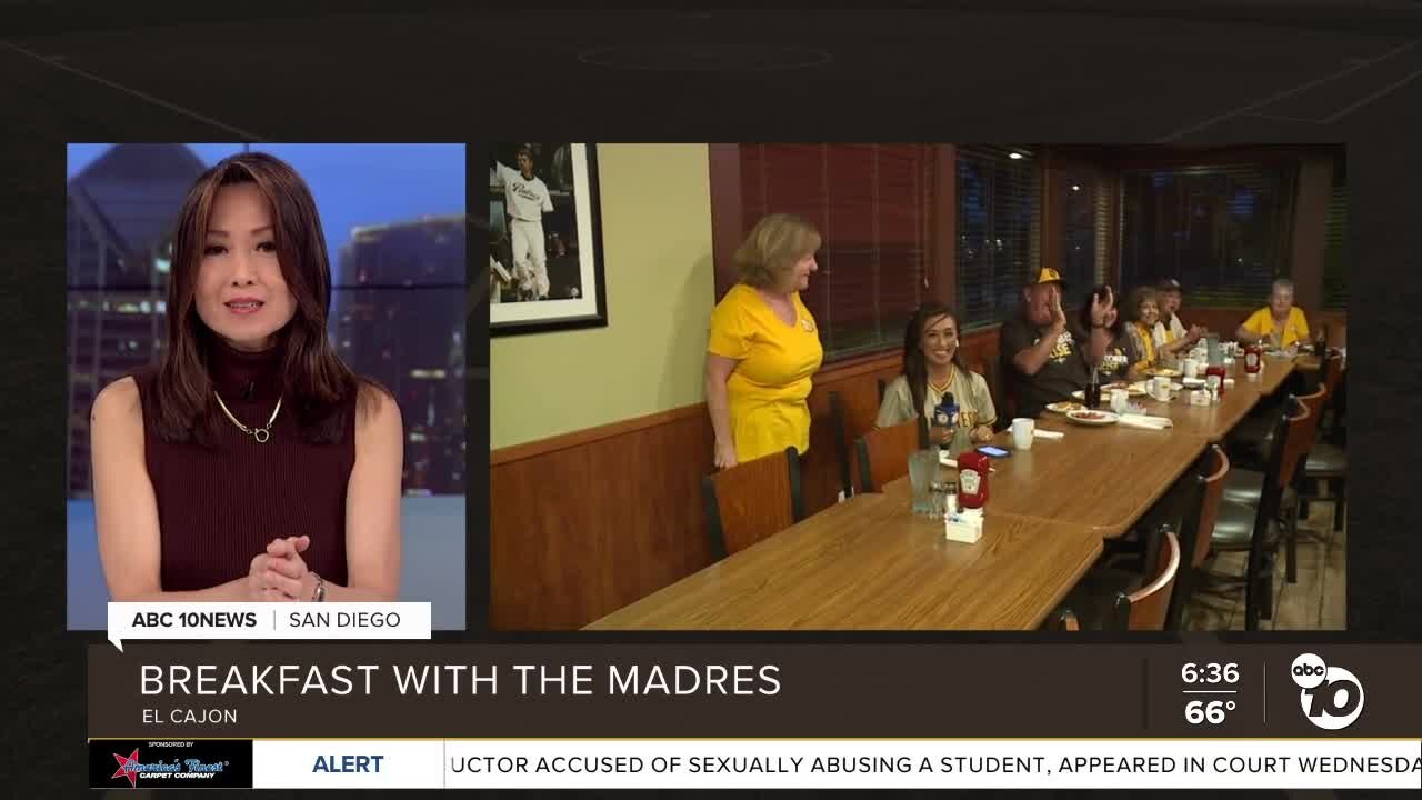 Marie Coronel joins the 'Madres' for breakfast