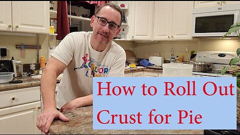 How to Roll out Pie Crust