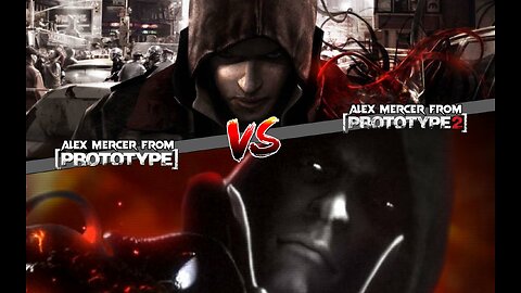 Alex Mercer vs Alex Mercer prototype vs prototype 2