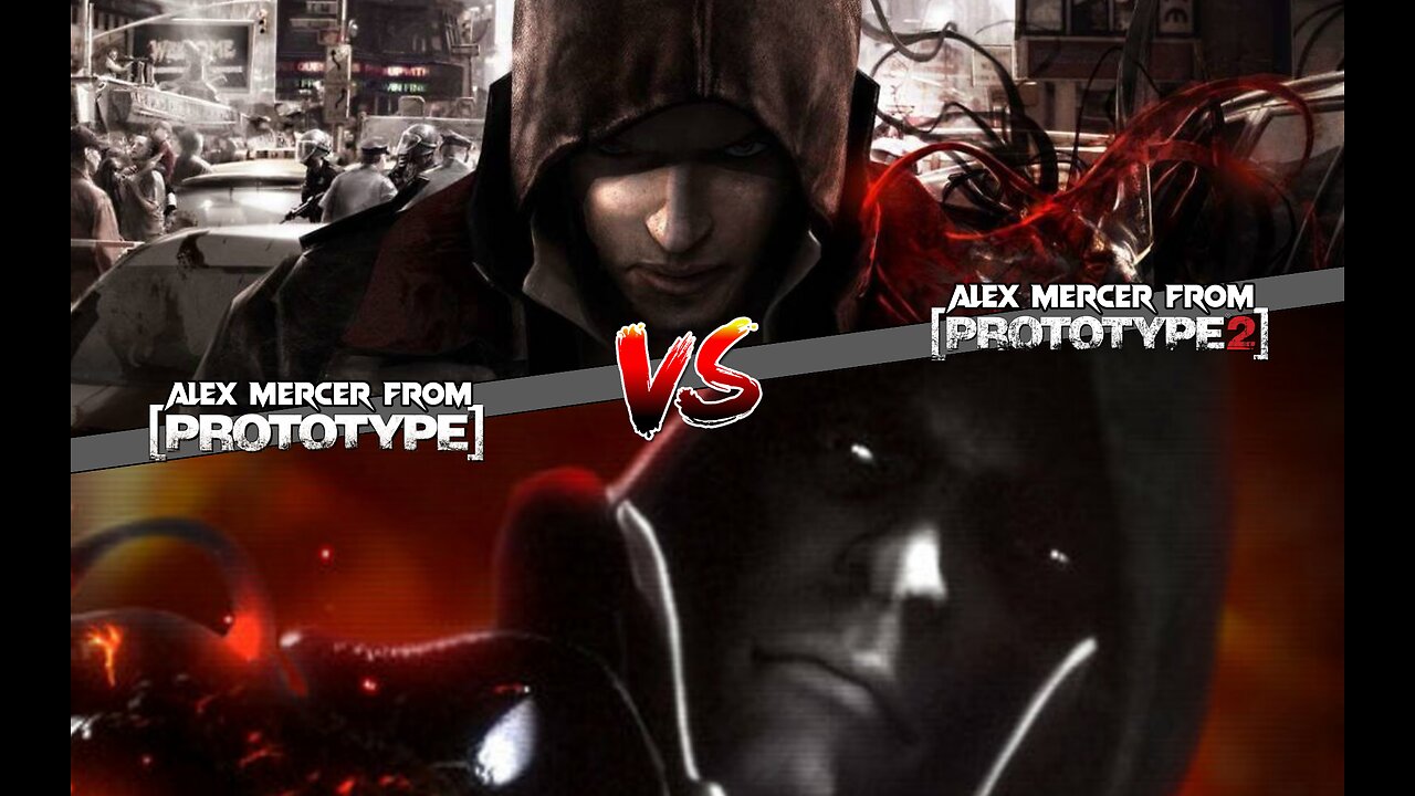 Alex Mercer vs Alex Mercer prototype vs prototype 2