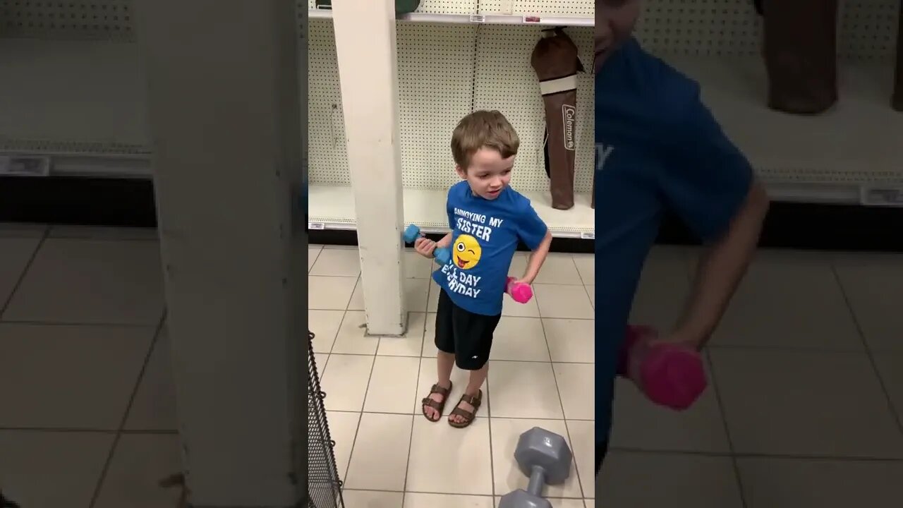 Jakey is a weightlifting Champ!