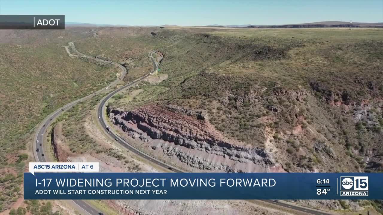 Contract finalized in multi-year expansion of I-17 highway near Anthem