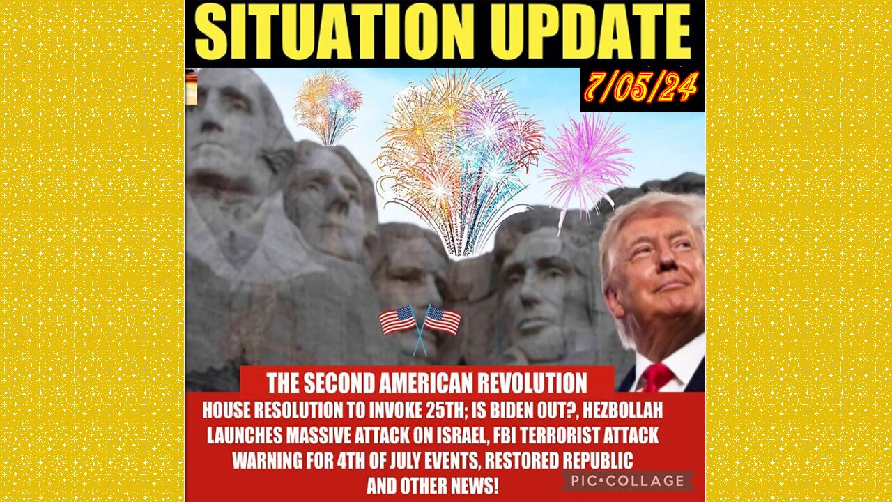 SITUATION UPDATE 7/5/24 - Trump & Biden Debate, Nato At War W/Russia, Israel & Hezbollah