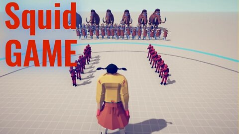 Doll + 15 Soldier Squid Game Against All factions (mods)! totally Accurate battle Simulator TABS