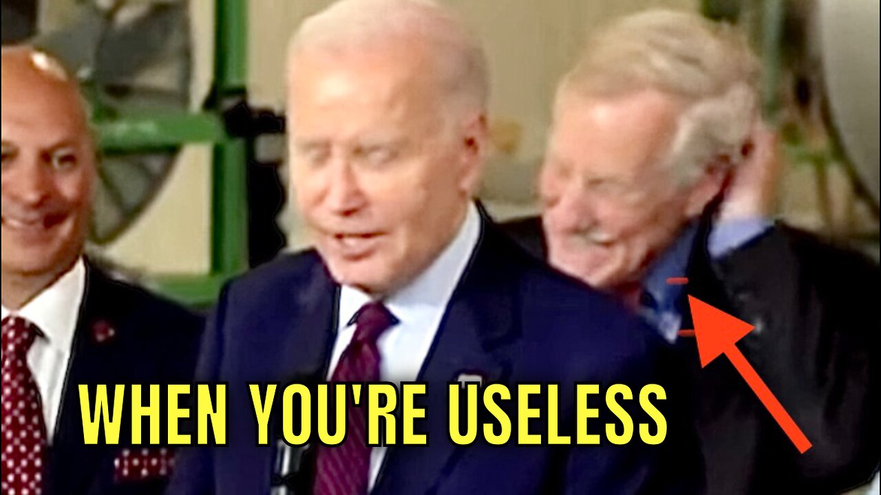 Biden is FORCED to come BACK on stage after he FORGOT to sign his executive order…