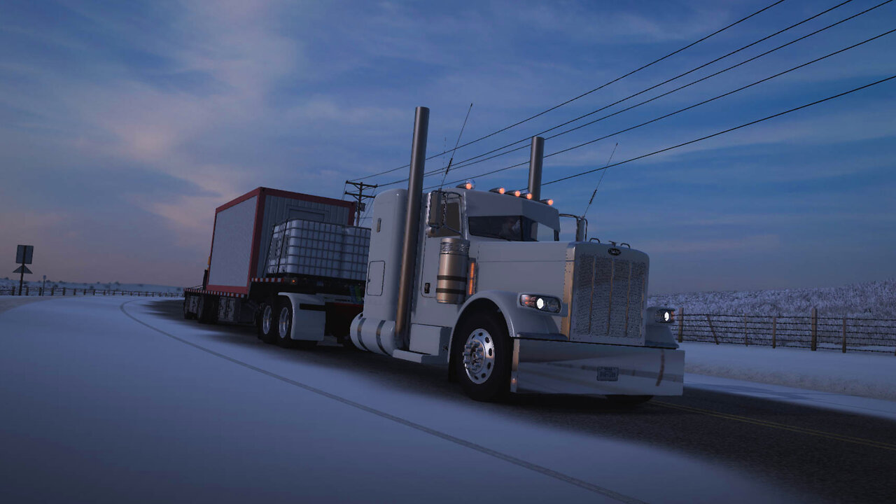 ATS | Peterbilt 389 Custom | Garden City KS to Hutchinson KS | Construction Equipment 22,046lb