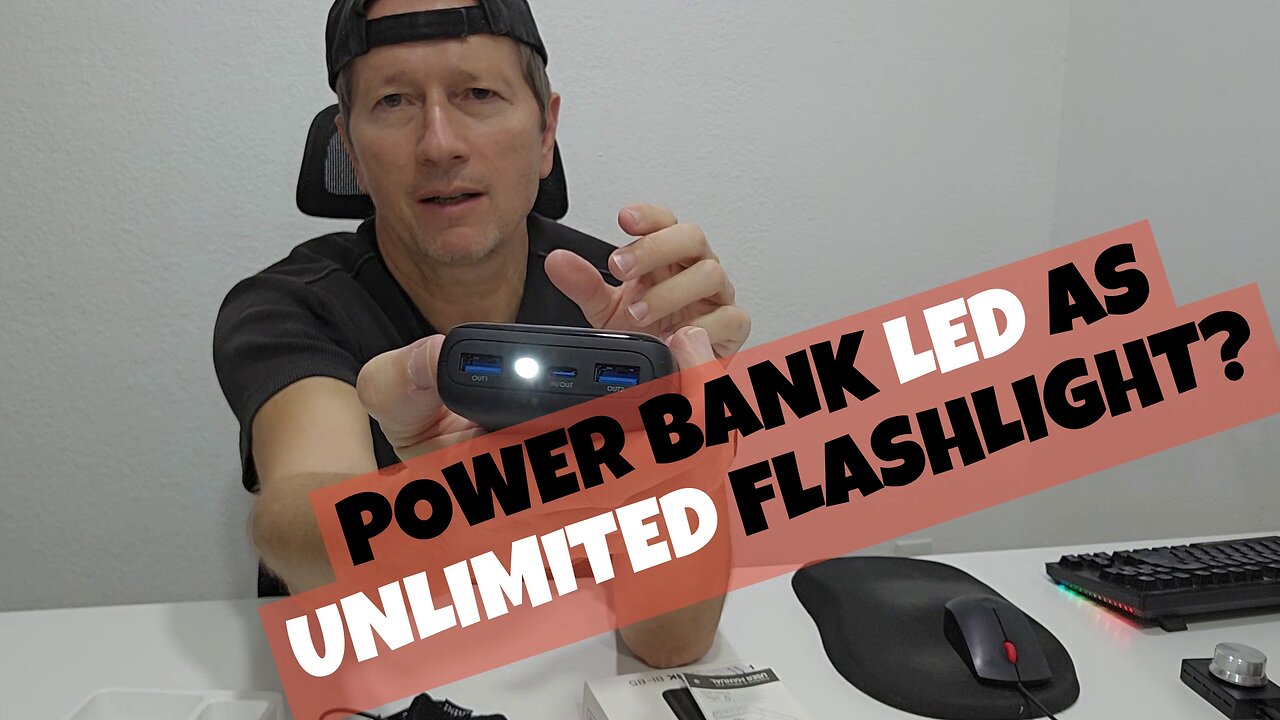 Does a Power Bank LED Work as a Flashlight with (Almost) Infinite Endurance?