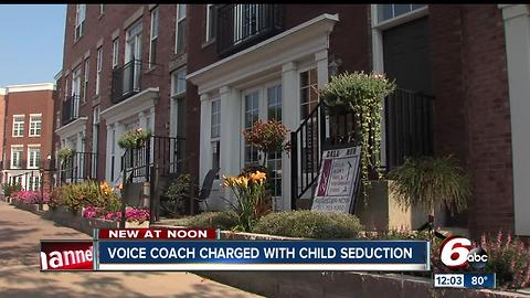 Voice coach charged with child seduction