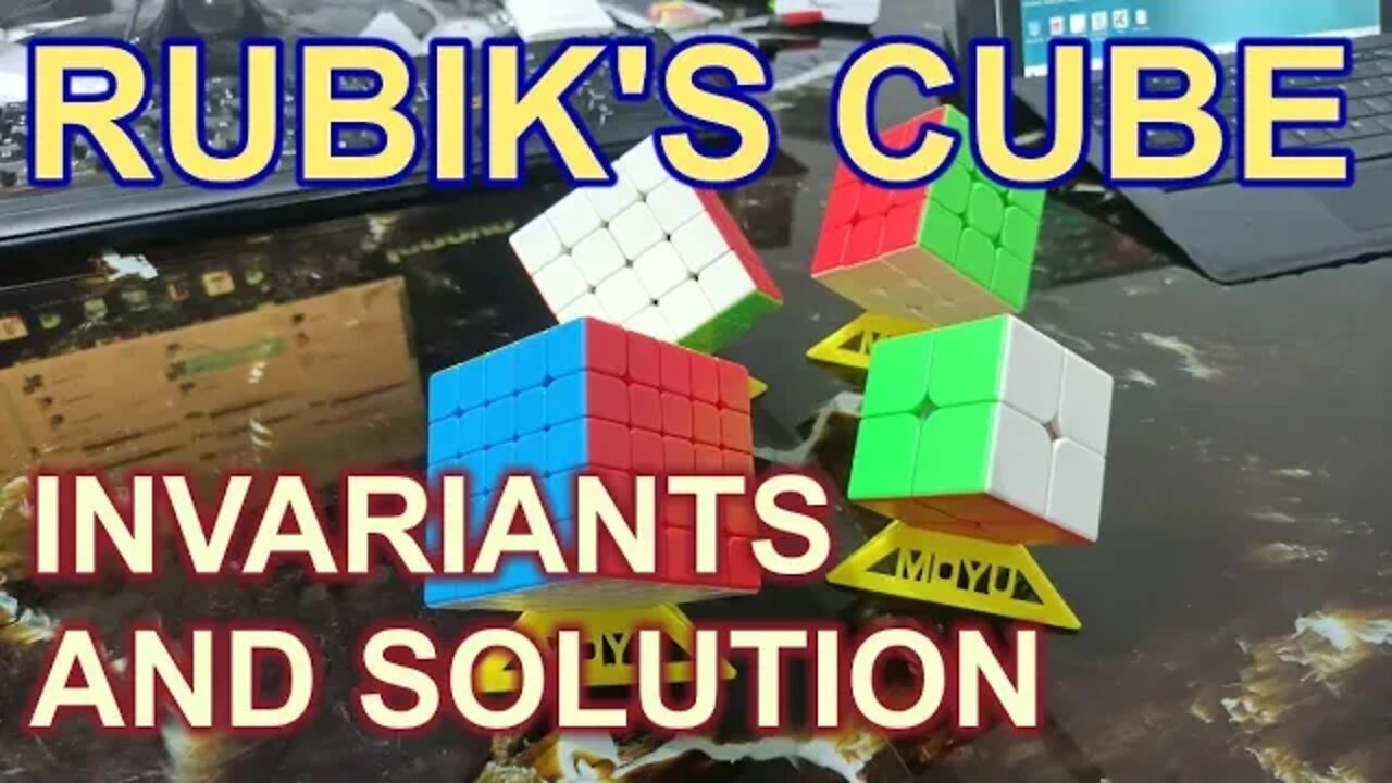 Rubik's Cube. Invariant moves and solution (5x5x5, but valid for all)