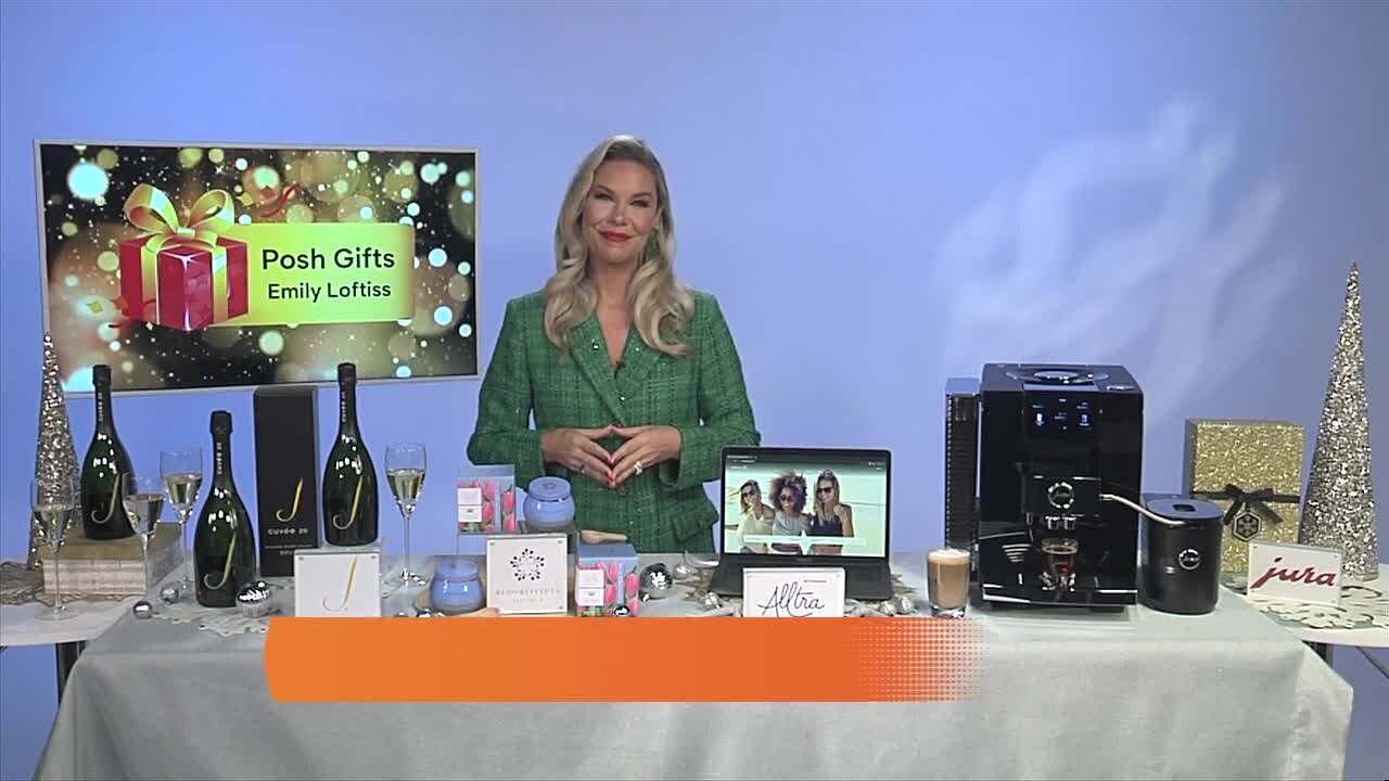 Holiday posh gifts with celebrity lifestyle TV host and former Rockette Emily Loftiss