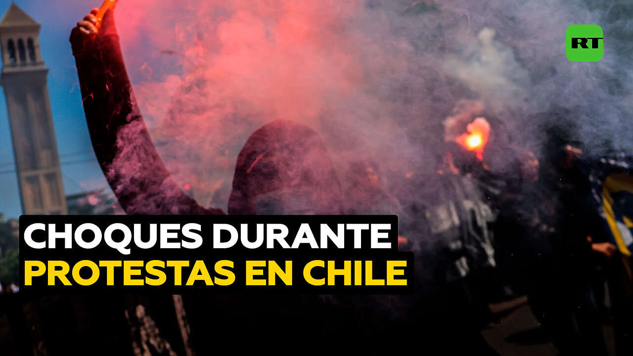 Reprimen las manifestaciones en la capital de Chile