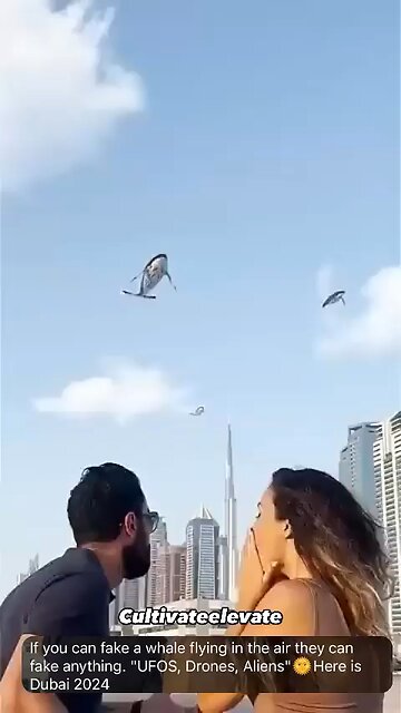 Fake a whale Fake 9/11 Fake Drones