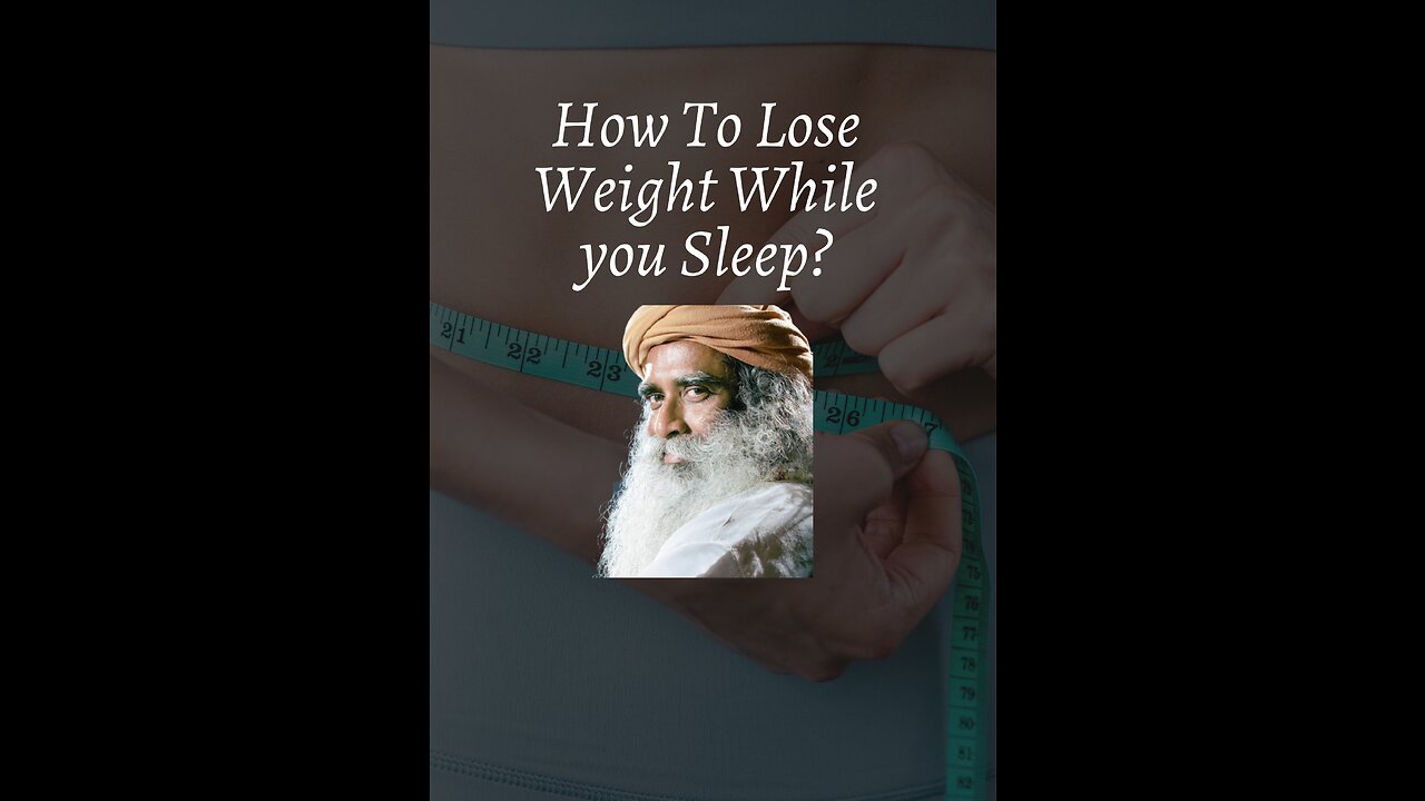 How to lose weight while you sleep