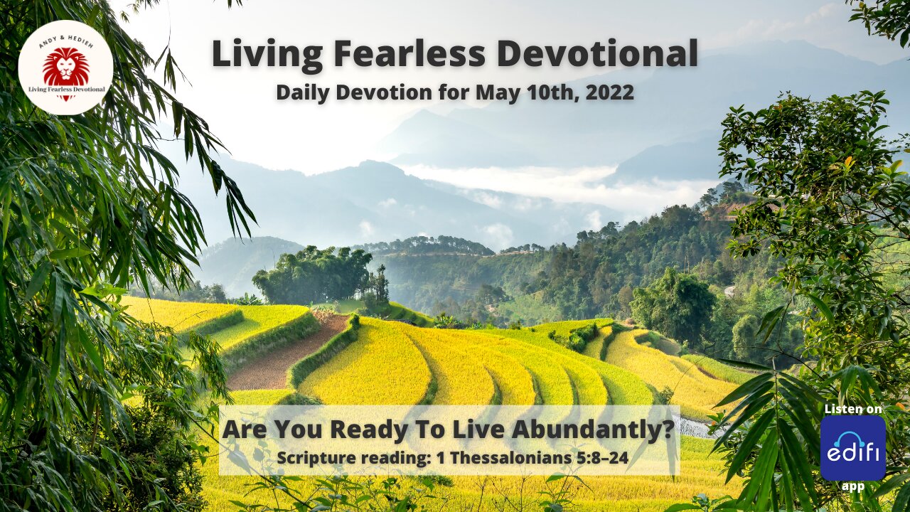 Are You Ready To Live Abundantly?