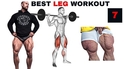 How To Build Your Legs Workout Fast (7 Effective Exercises) | Leg Workout At Home