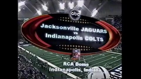 2000-09-25 Jacksonville Jaguars vs Indianapolis Colts