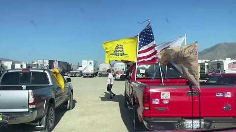 The People’s convoy Rollin4freedom to California